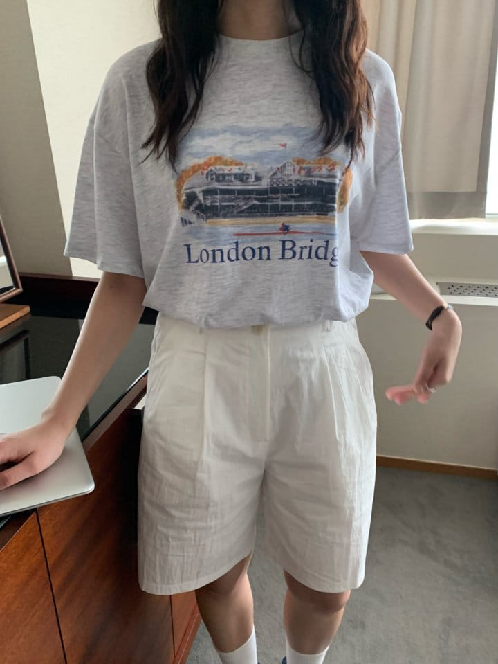 Merry-pn - Korean Women Fashion - #womensfashion - London Tee - 6