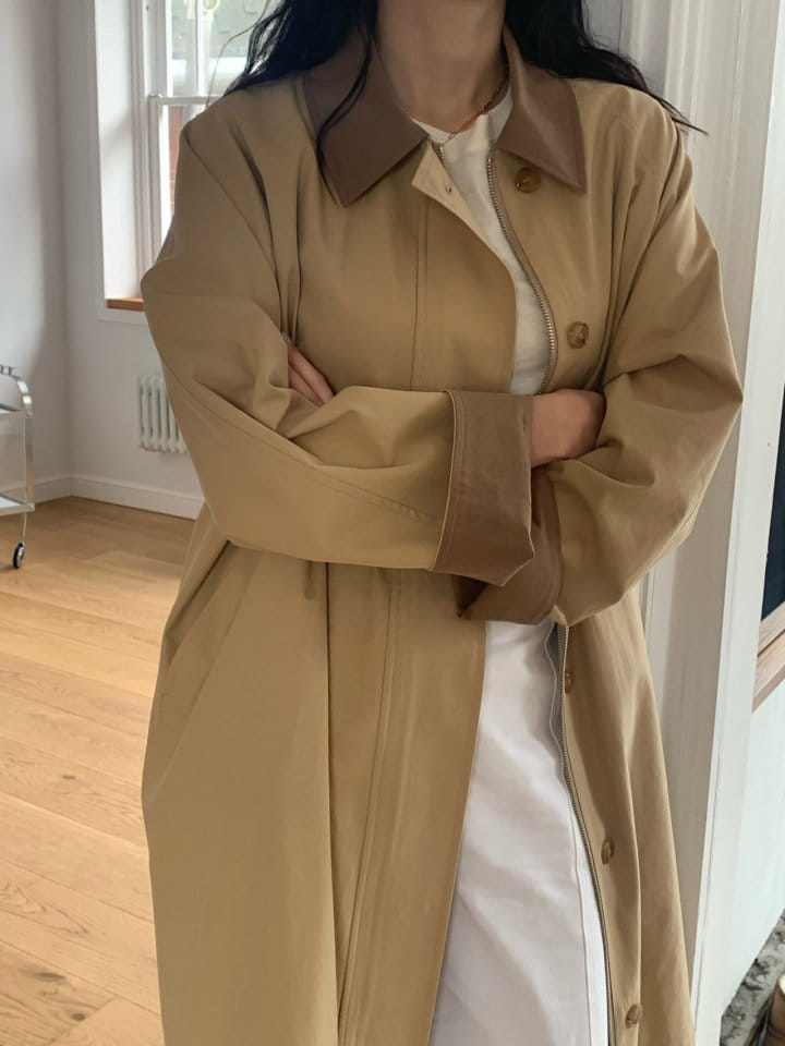 Merry-pn - Korean Women Fashion - #womensfashion - Bibi Trench Coat - 7
