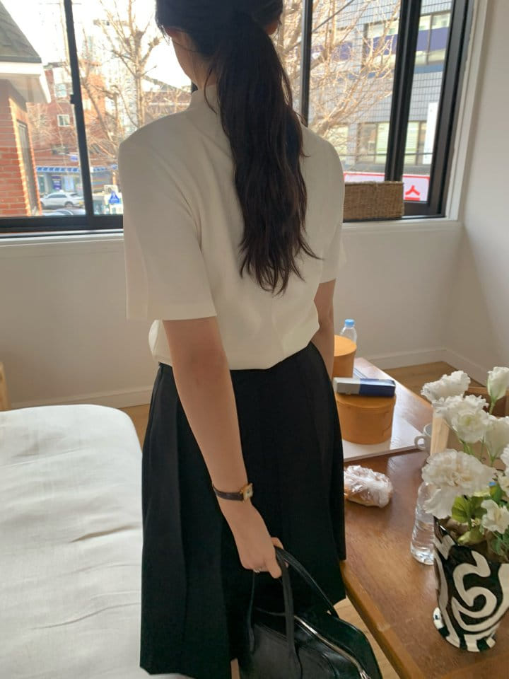 Merry-pn - Korean Women Fashion - #momslook - Pauline Tee - 4