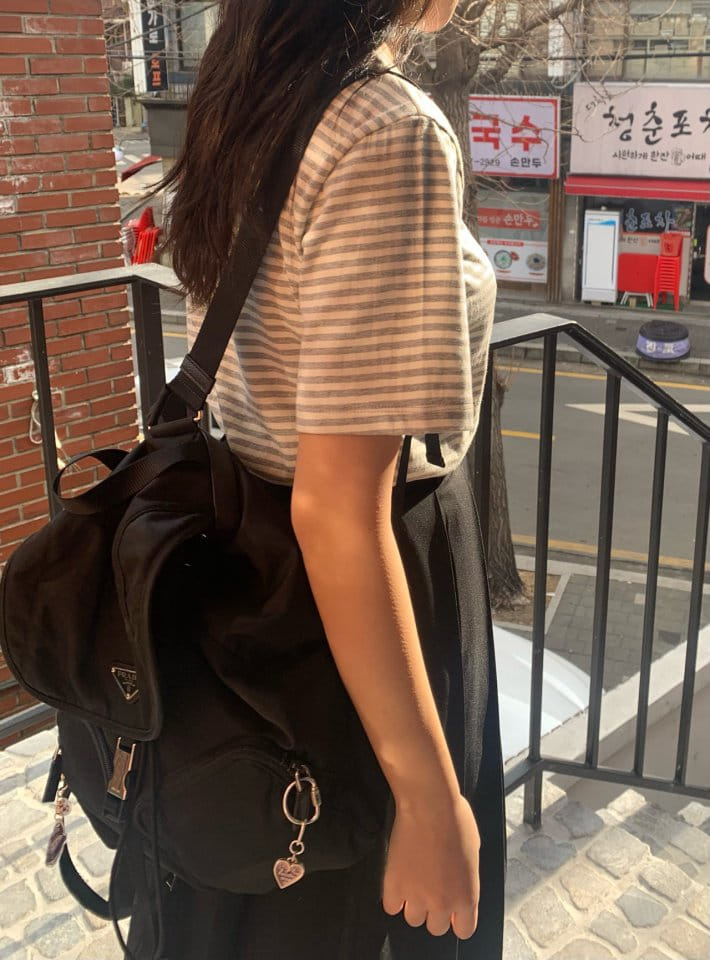 Merry-pn - Korean Women Fashion - #womensfashion - Robin Tee - 9