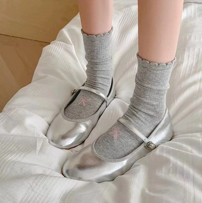 Miso - Korean Children Fashion - #designkidswear - Adult Instep Ribbon Socks - 3