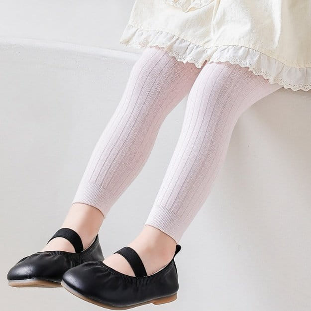 Miso - Korean Children Fashion - #minifashionista - No Foot Rib Leggings - 10