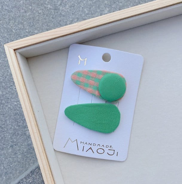 Miso - Korean Children Fashion - #minifashionista - One Point Ticking Pin Set - 2