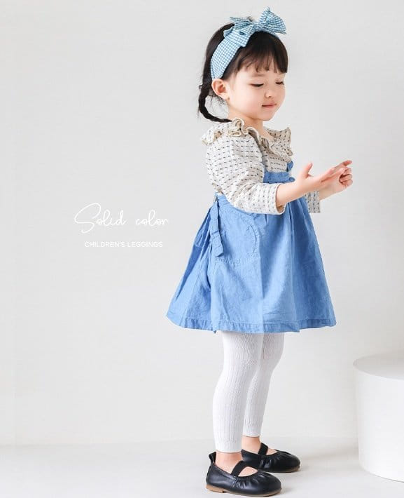 Miso - Korean Children Fashion - #prettylittlegirls - No Foot Rib Leggings - 11