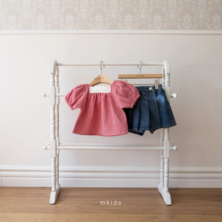 Mkids - Korean Baby Fashion - #smilingbaby - Anna Check  Blouse - 4