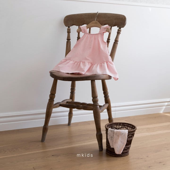 Mkids - Korean Baby Fashion - #onlinebabyshop - Sally Check One-Piece - 4
