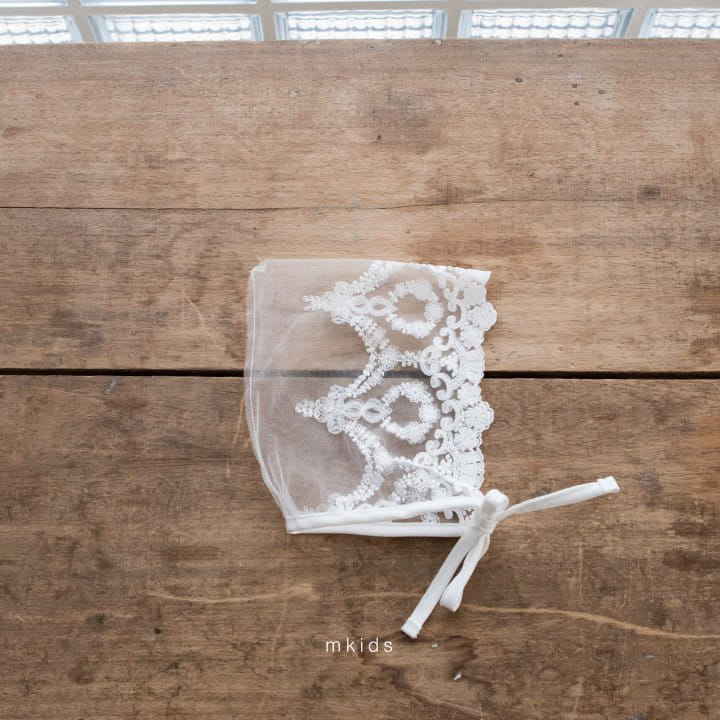 Mkids - Korean Baby Fashion - #babyclothing - Roel Lace Bonnet - 6