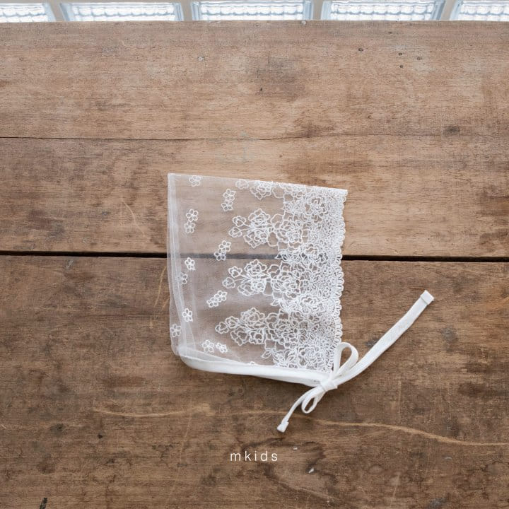 Mkids - Korean Baby Fashion - #babyfashion - Roel Lace Bonnet - 7