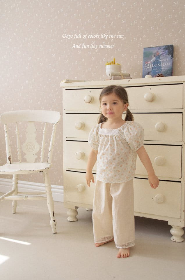 Mkids - Korean Baby Fashion - #babyfashion - Anna Flower Blouse - 6