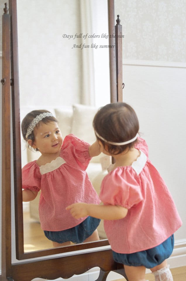 Mkids - Korean Baby Fashion - #babyfever - Anna Check  Blouse - 8