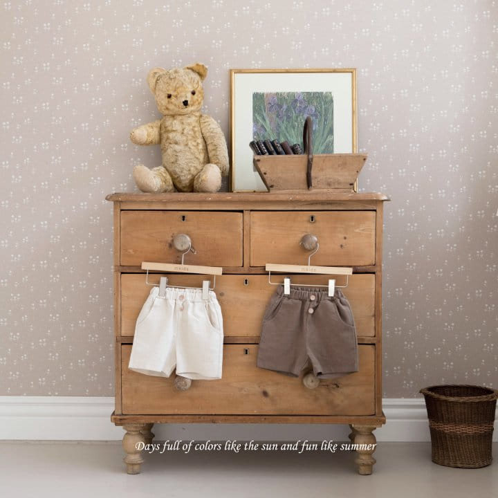 Mkids - Korean Baby Fashion - #babyootd - Linen Shorts
