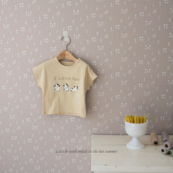 Mkids - Korean Baby Fashion - #babyoutfit - Puppy Tee - 2