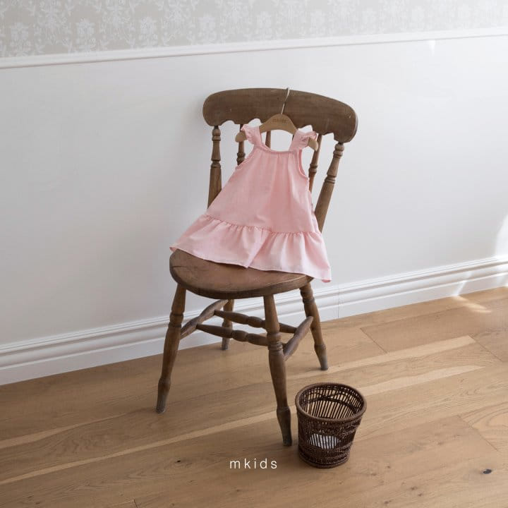 Mkids - Korean Baby Fashion - #onlinebabyshop - Sally Check One-Piece - 3