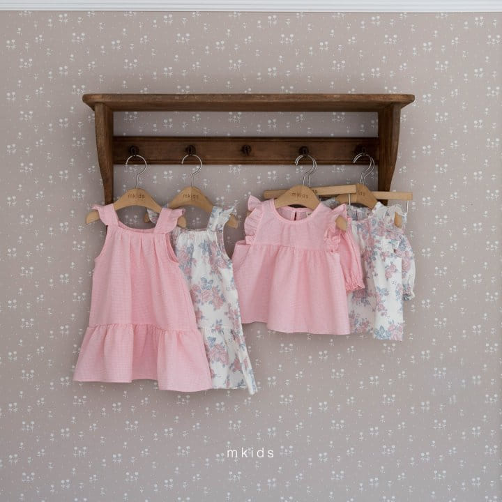 Mkids - Korean Baby Fashion - #onlinebabyshop - Sally Flower One-Piece - 2
