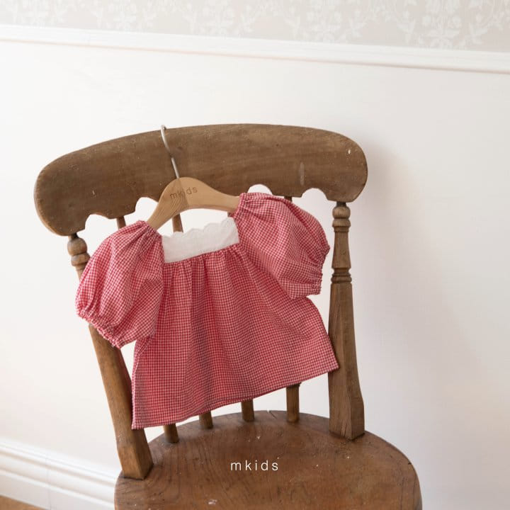 Mkids - Korean Baby Fashion - #smilingbaby - Anna Check  Blouse - 3