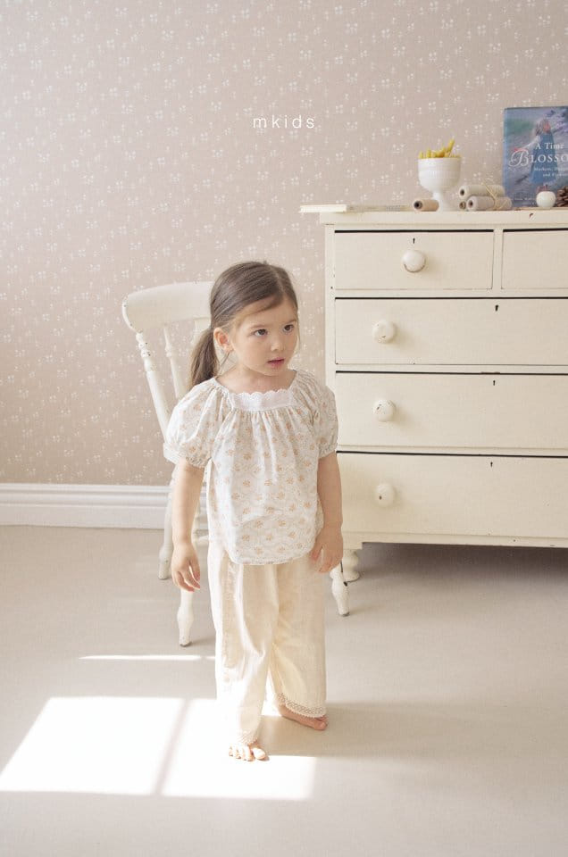 Mkids - Korean Children Fashion - #kidzfashiontrend - Mabel Cream Pants - 6