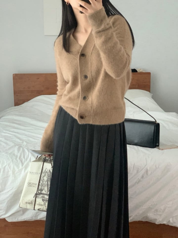 Moani - Korean Women Fashion - #momslook - Raccoon V Neck Cardigan - 6