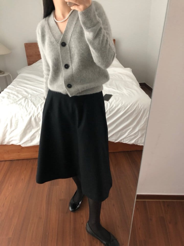 Moani - Korean Women Fashion - #momslook - Raccoon V Neck Cardigan - 8