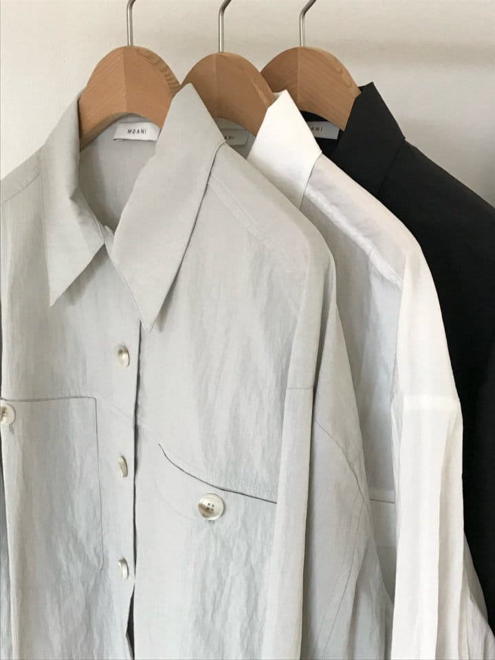 Moani - Korean Women Fashion - #momslook - 2 Pocket Cropped Shirt Jacket - 7
