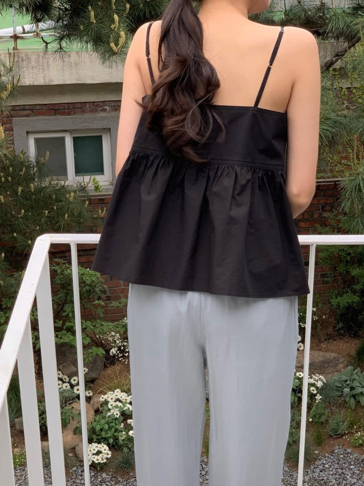 Moani - Korean Women Fashion - #momslook - Fleur Shirring V Neck Top - 2