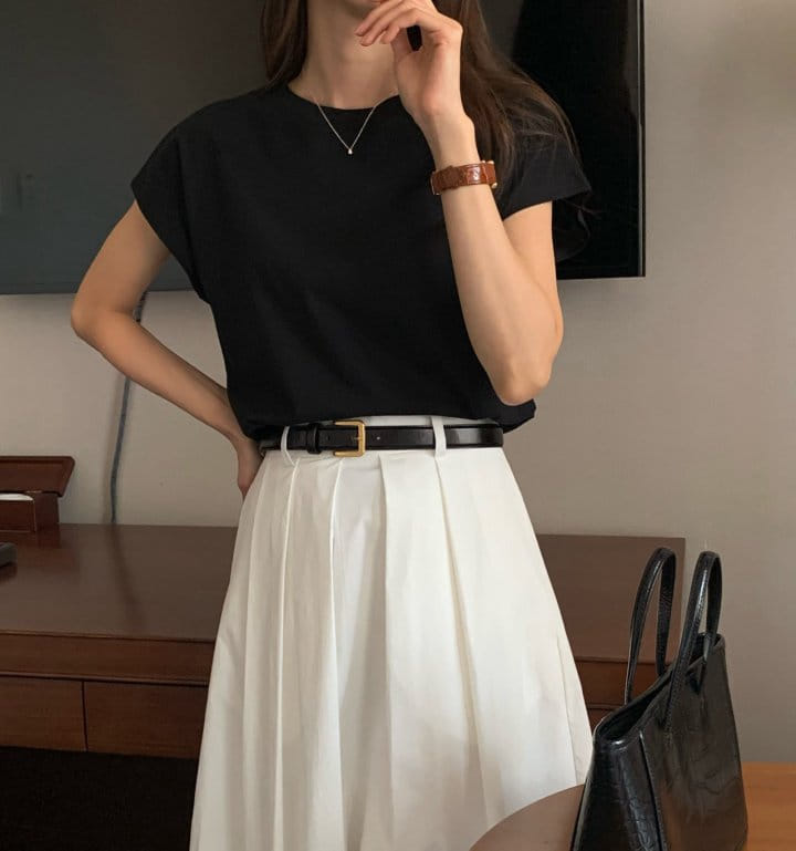 Moani - Korean Women Fashion - #momslook - Premium Silket Shoulder Top