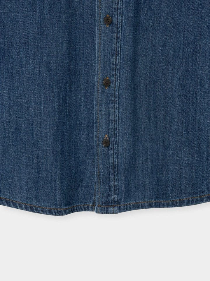 Moani - Korean Women Fashion - #momslook - Western Denim Shirts - 11