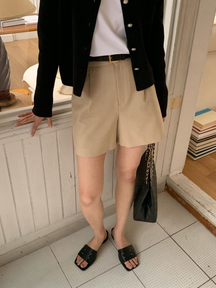 Moani - Korean Women Fashion - #momslook - Pintuck Loose Fit Short - 5