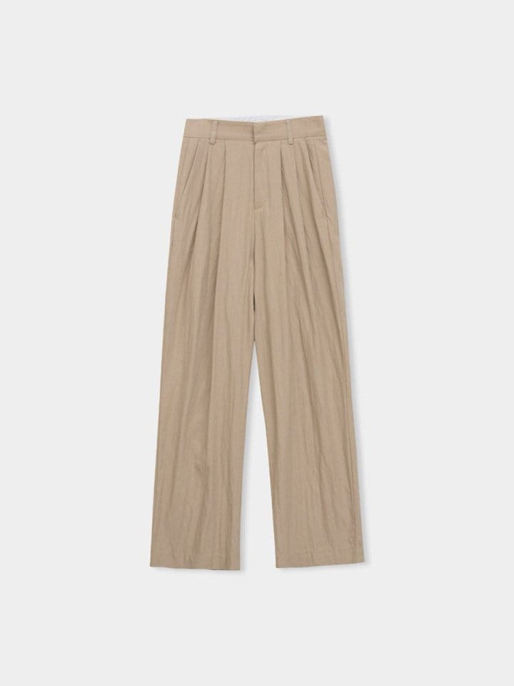 Moani - Korean Women Fashion - #momslook - Leaves 2 Pintuck Wide Pants - 9