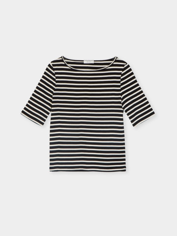 Moani - Korean Women Fashion - #momslook - Saint Stripe T Shirt - 8