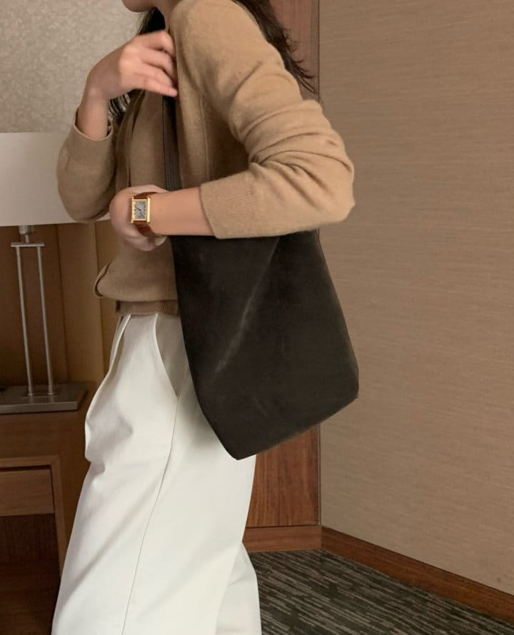 Moani - Korean Women Fashion - #momslook - Tacit Stitch V Neck Cardigan - 7