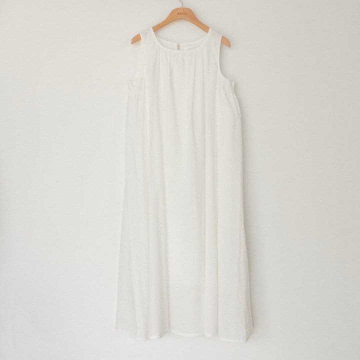 Moani - Korean Women Fashion - #momslook - C Shirring Sleeveless One-piece - 10