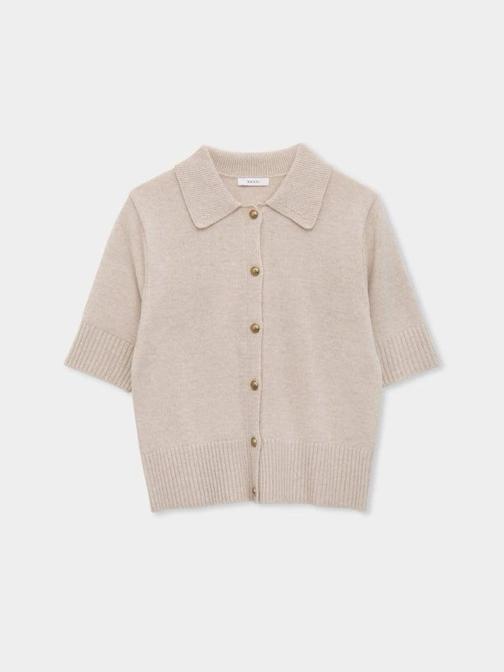 Moani - Korean Women Fashion - #pursuepretty - Collar Button Heve Cardigan - 5