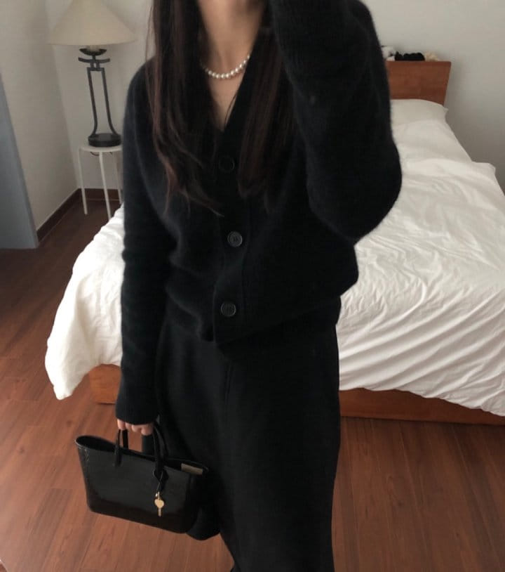 Moani - Korean Women Fashion - #shopsmall - Raccoon V Neck Cardigan