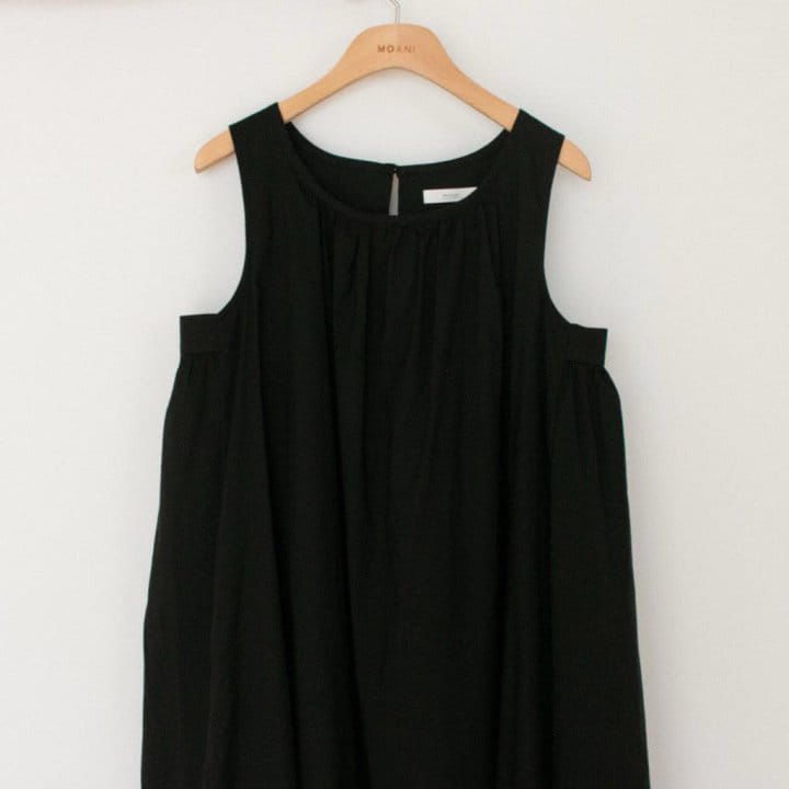 Moani - Korean Women Fashion - #shopsmall - C Shirring Sleeveless One-piece - 3