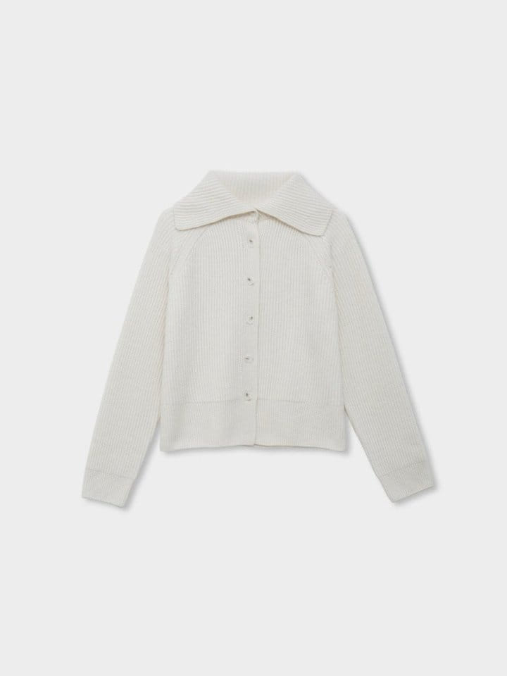 Moani - Korean Women Fashion - #shopsmall - Loe Collar Golgi Knit Cardigan - 4