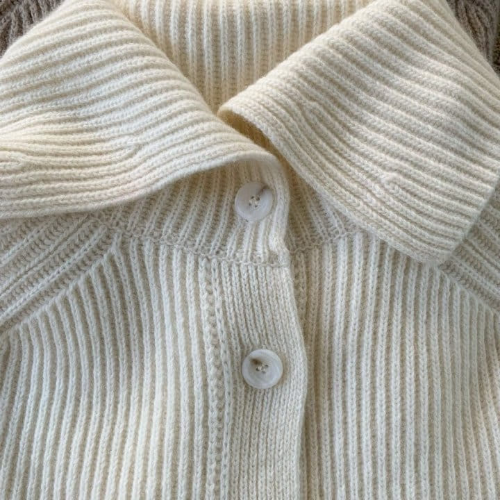 Moani - Korean Women Fashion - #thelittlethings - Loe Collar Golgi Knit Cardigan - 5