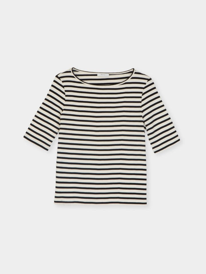Moani - Korean Women Fashion - #thelittlethings - Saint Stripe T Shirt - 3