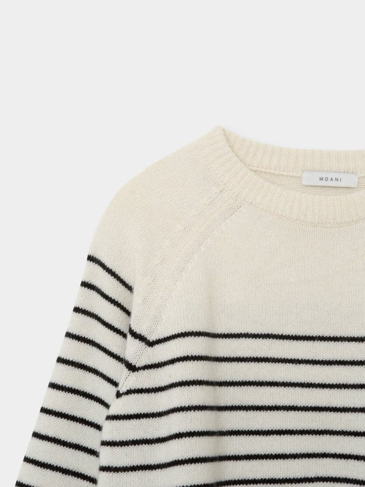 Moani - Korean Women Fashion - #womensfashion - Beaute Stripe Knit - 6