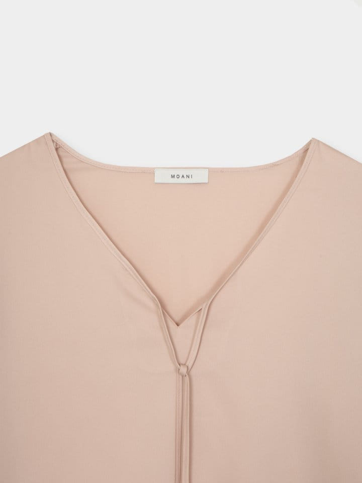 Moani - Korean Women Fashion - #womensfashion - silky string blouse - 6