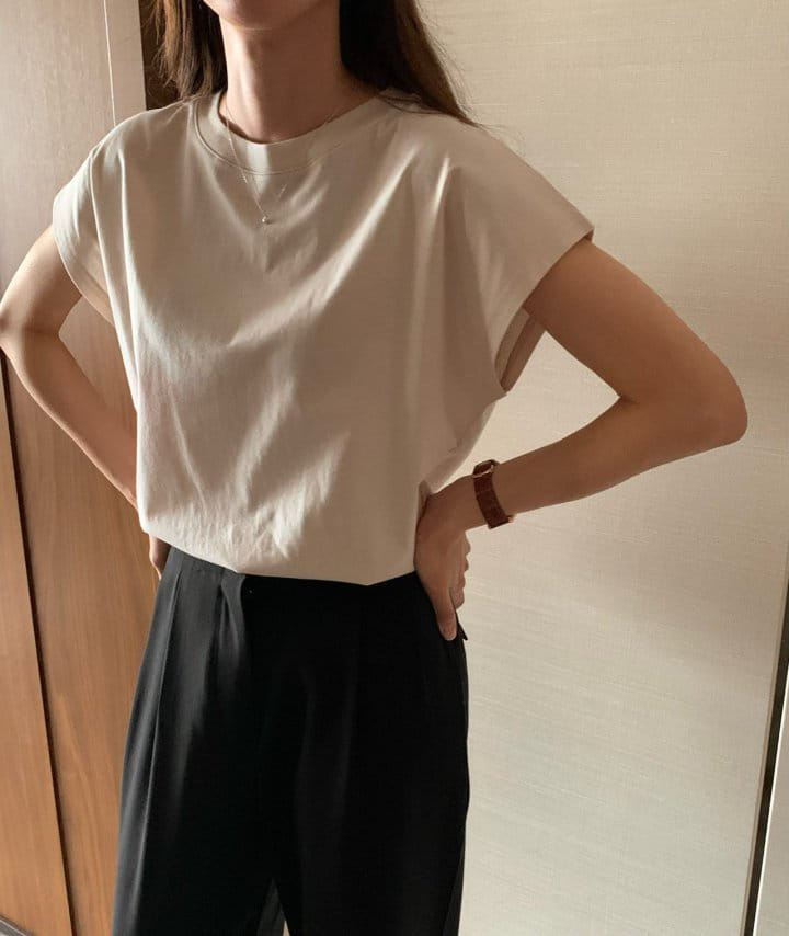 Moani - Korean Women Fashion - #womensfashion - Premium Silket Shoulder Top - 10