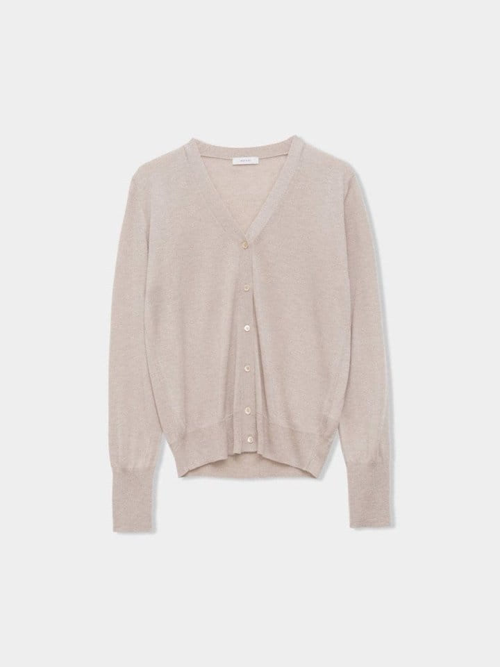Moani - Korean Women Fashion - #womensfashion - Silk W Slim V Neck Cardigan - 11