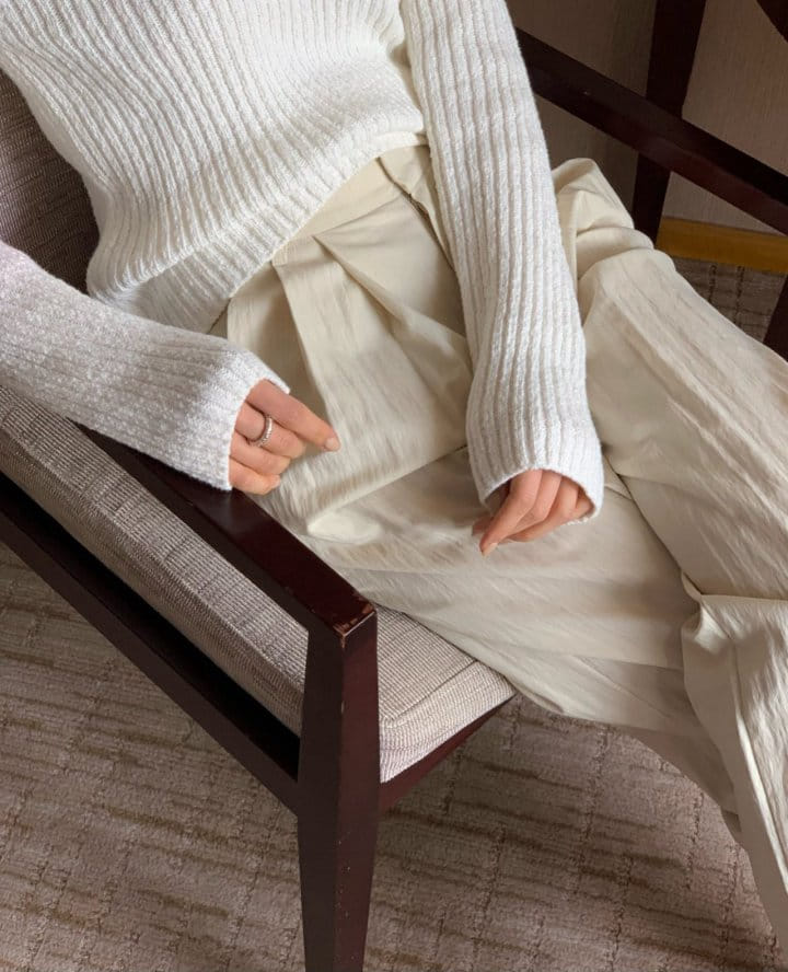 Moani - Korean Women Fashion - #womensfashion - Leaves 2 Pintuck Wide Pants - 6