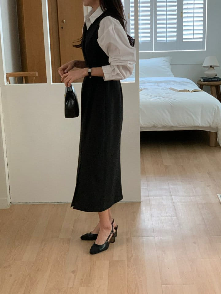 Moirai - Korean Women Fashion - #momslook - Sleeveless One-Piece - 7