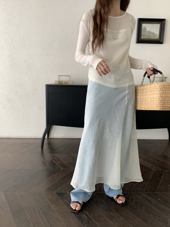 Moirai - Korean Women Fashion - #thatsdarling - Through To One-Piece - 3