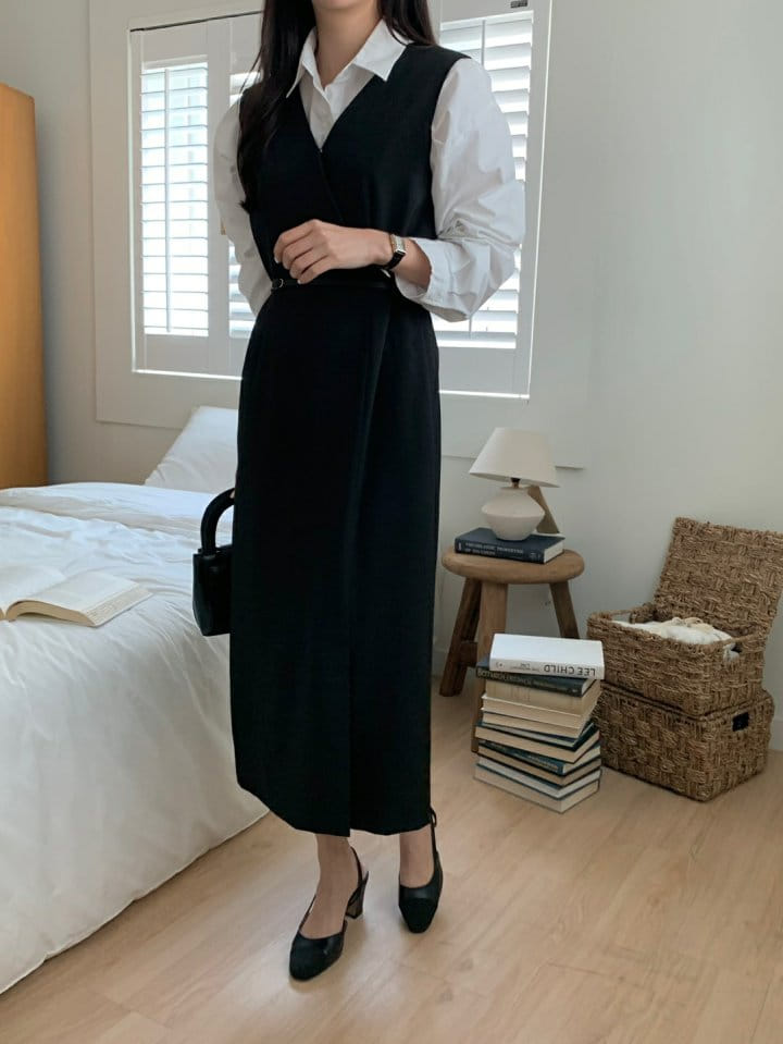 Moirai - Korean Women Fashion - #womensfashion - Sleeveless One-Piece - 6