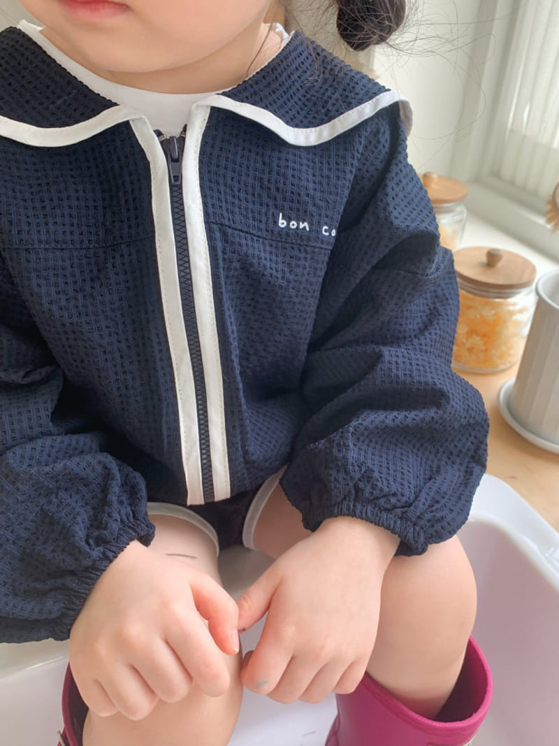 Momo Ann - Korean Children Fashion - #discoveringself - Windbreaker Top Bottom Set - 10