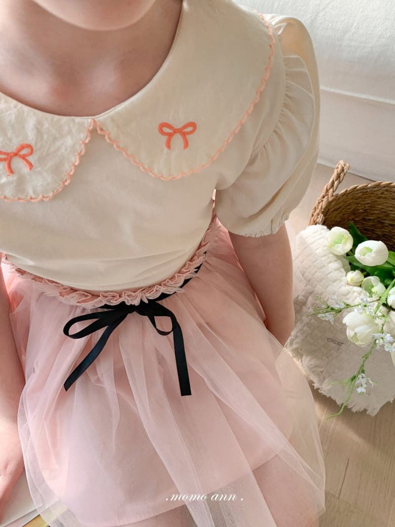 Momo Ann - Korean Children Fashion - #discoveringself - Only Collar Tee - 2