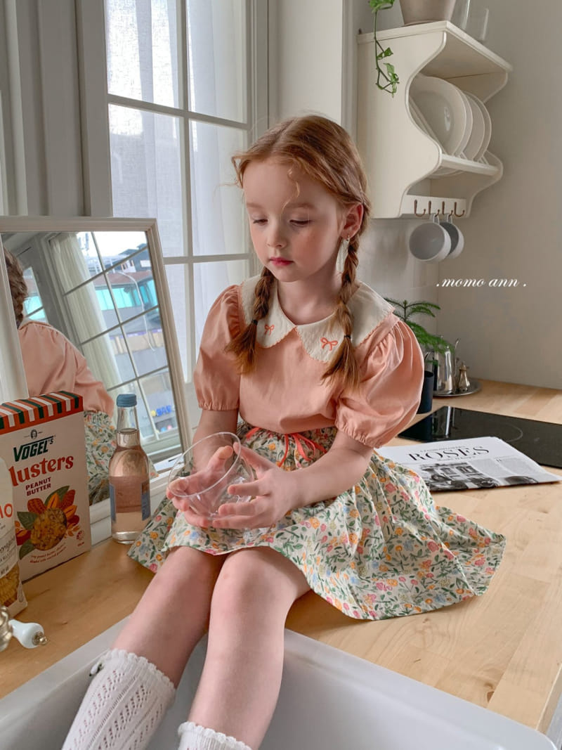Momo Ann - Korean Children Fashion - #fashionkids - Only Collar Tee - 4