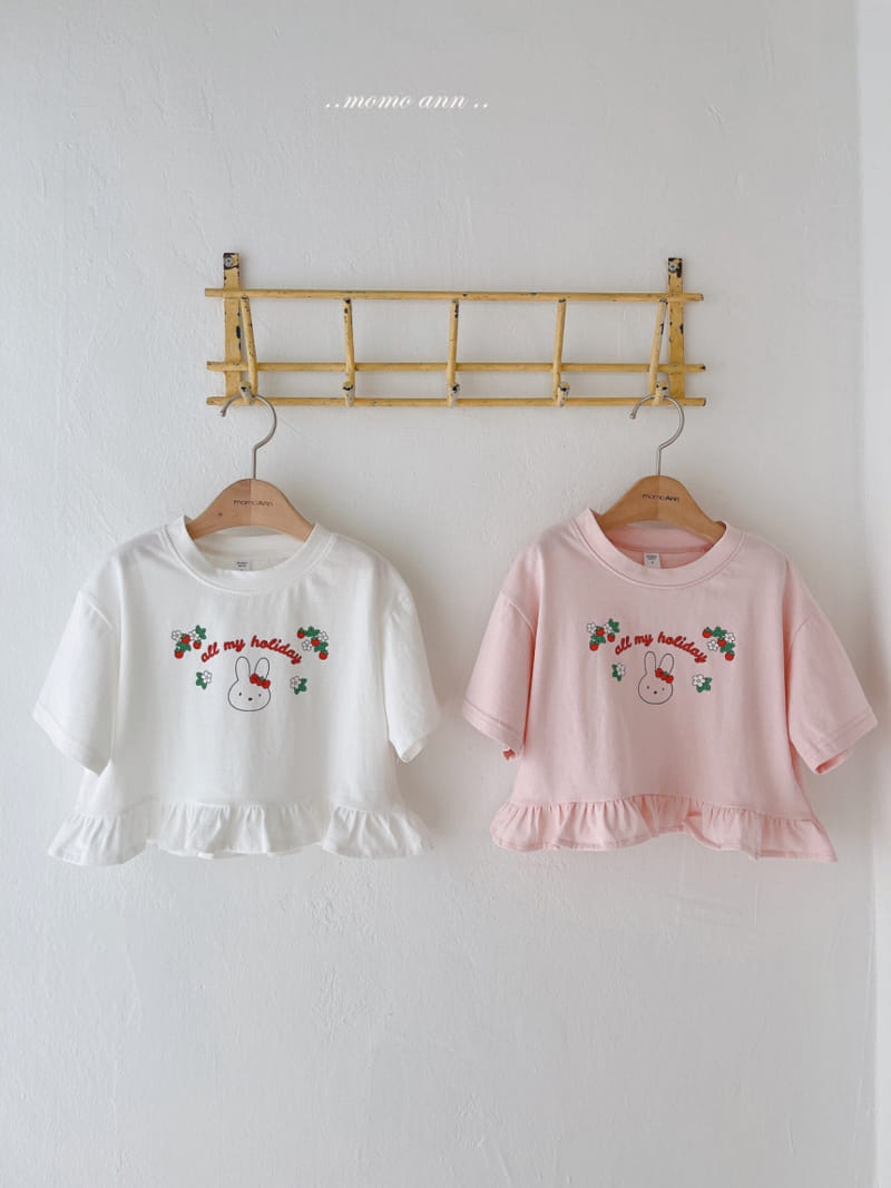 Momo Ann - Korean Children Fashion - #kidsstore - Berry Frill Tee