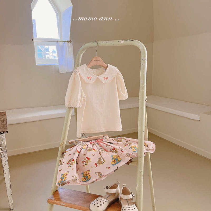 Momo Ann - Korean Children Fashion - #prettylittlegirls - Only Collar Tee - 11